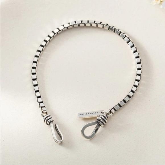 NEW 925 STERLING SILVER CHAIN BRACELET - Picture 6 of 9